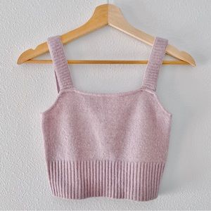 H&M knit cropped camisole top